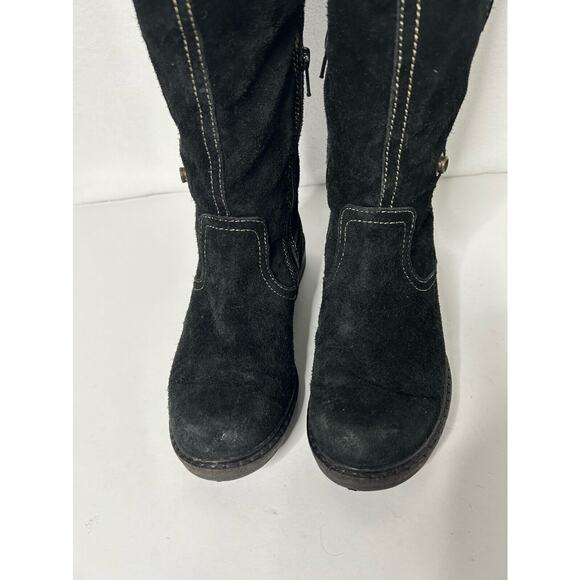 Manas Design Perlita Black Leather Fold down Fur Lined Boots EU 36 - Picture 4 of 10